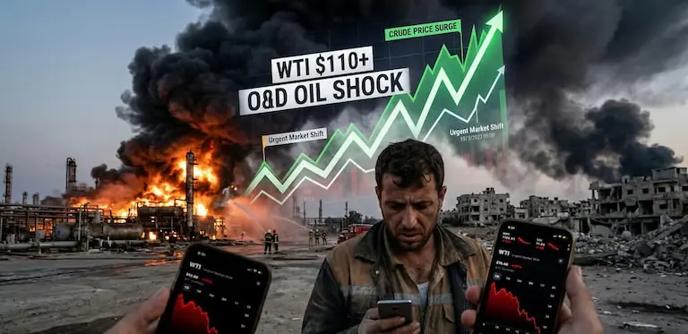 WTI 110달러 유가 급등과 붕괴하는 시장